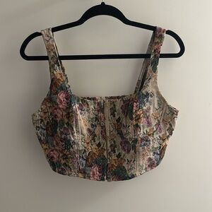 Floral Corset Top